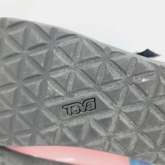 Teva Women's Blue Original Universal Tie-Dye 1124231 Sport Sandals Size US 9 - Picture 6 of 9